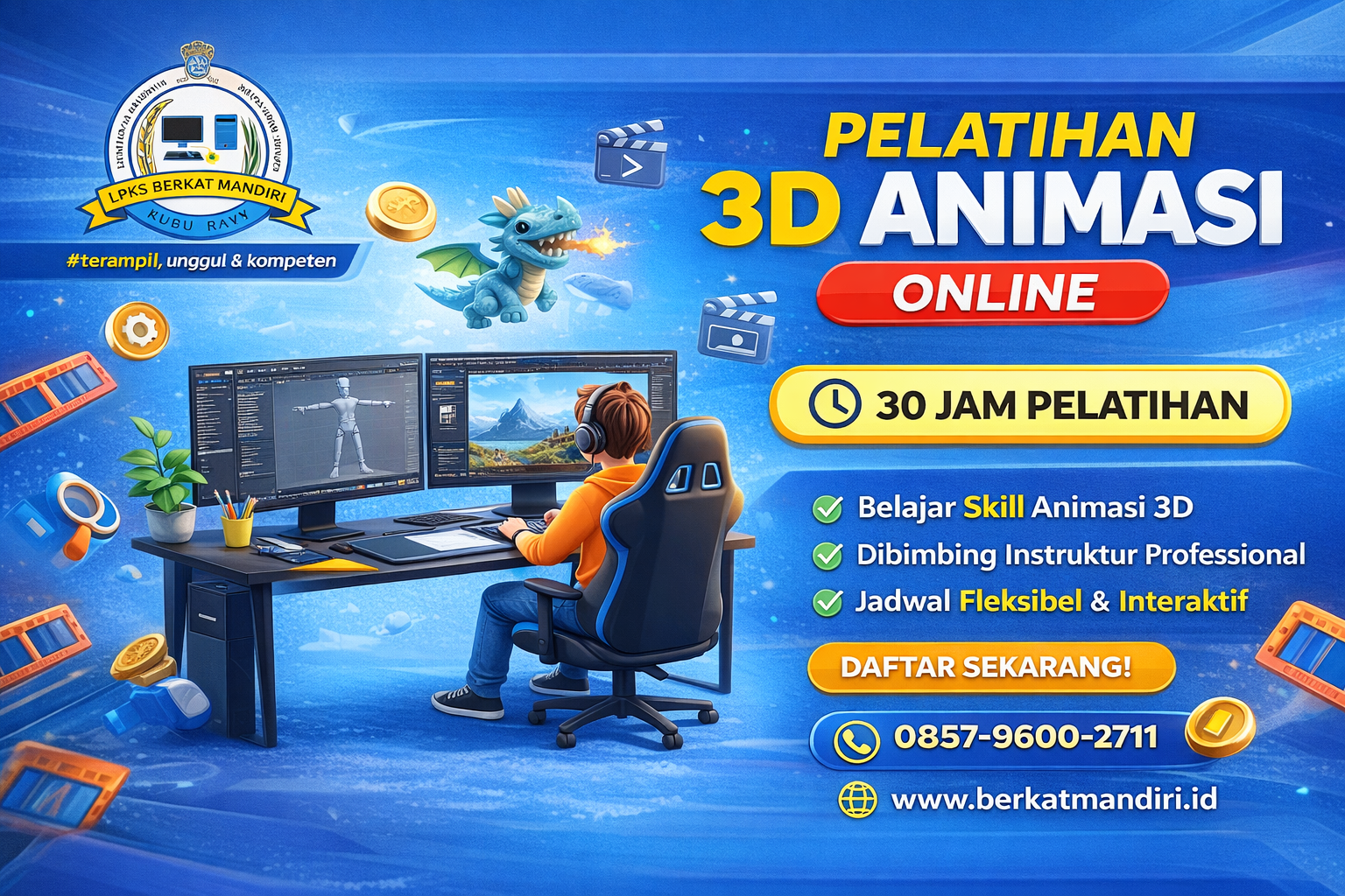 Membuat 3D Aset untuk Calon Animator Pemula