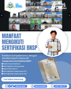 Manfaat Mengikuti Sertifikasi BNSP: Investasi Terbaik untuk Meningkatkan Karier dan Kompetensi